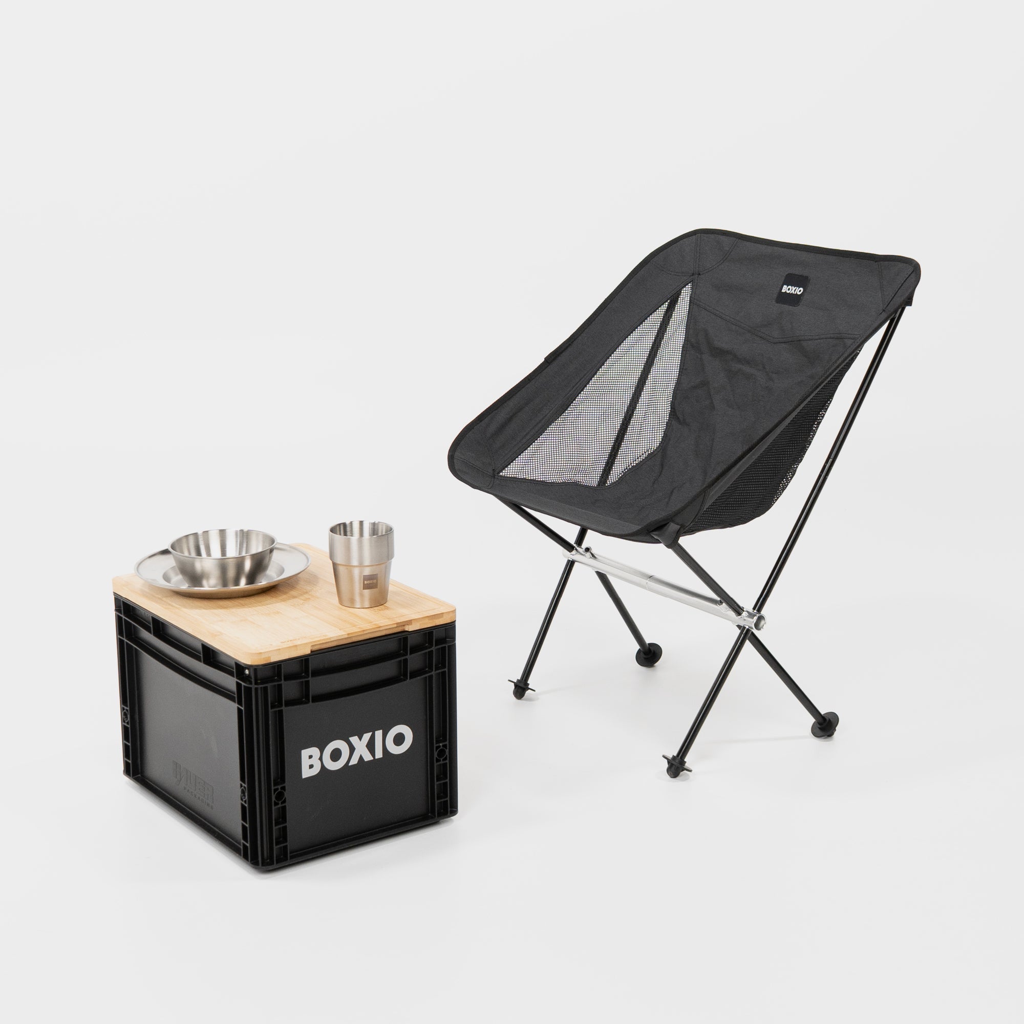 2er-Set BOXIO CHAIR I Campingstuhl-Set in SOLO UP
