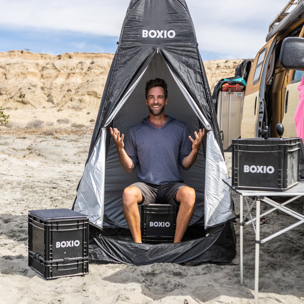 BOXIO SANITARY PLUS  | Mobiles Badezimmer mit TENT