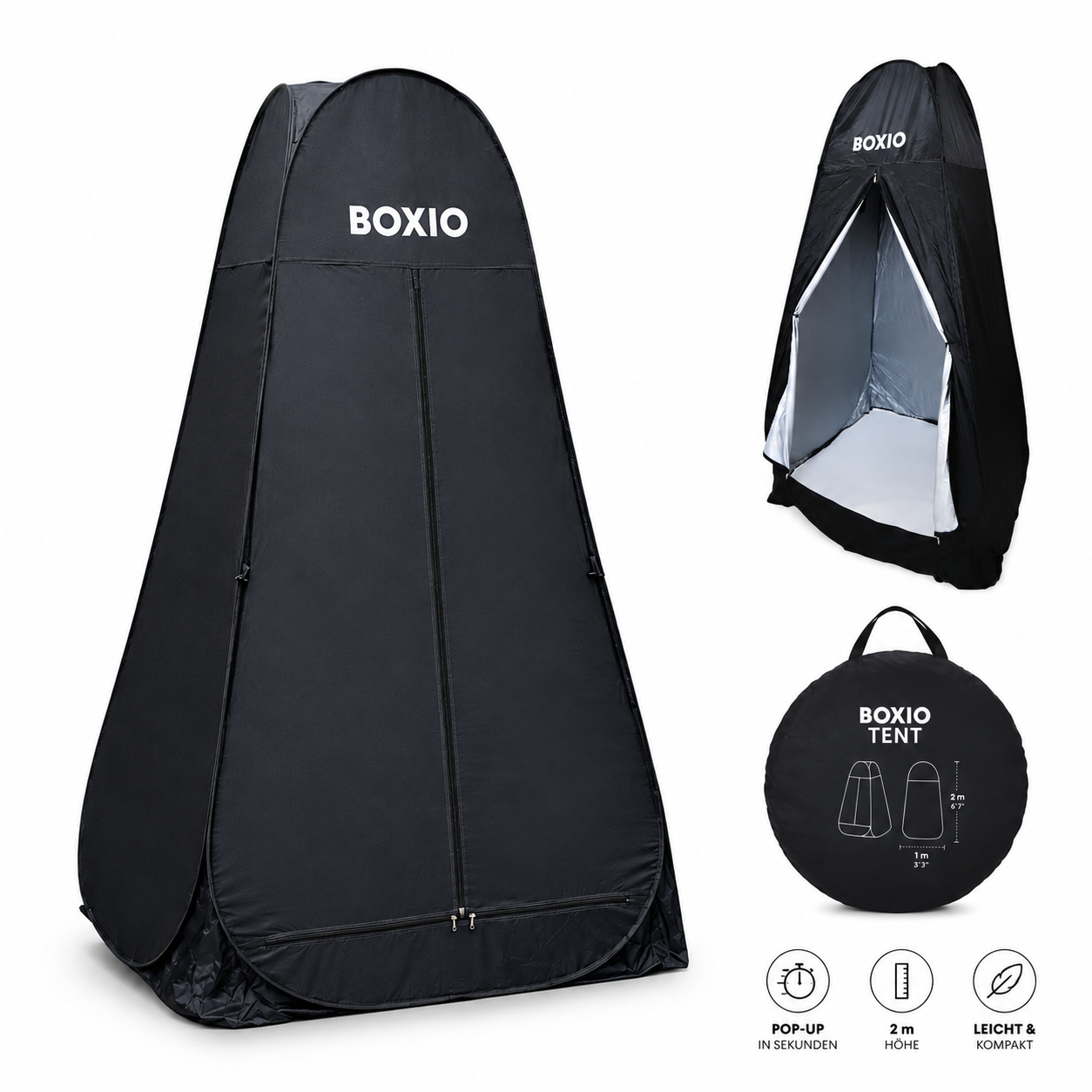 Camping Duschzelt & Toilettenzelt Pop-Up – Mobile Umkleidekabine | BOXIO