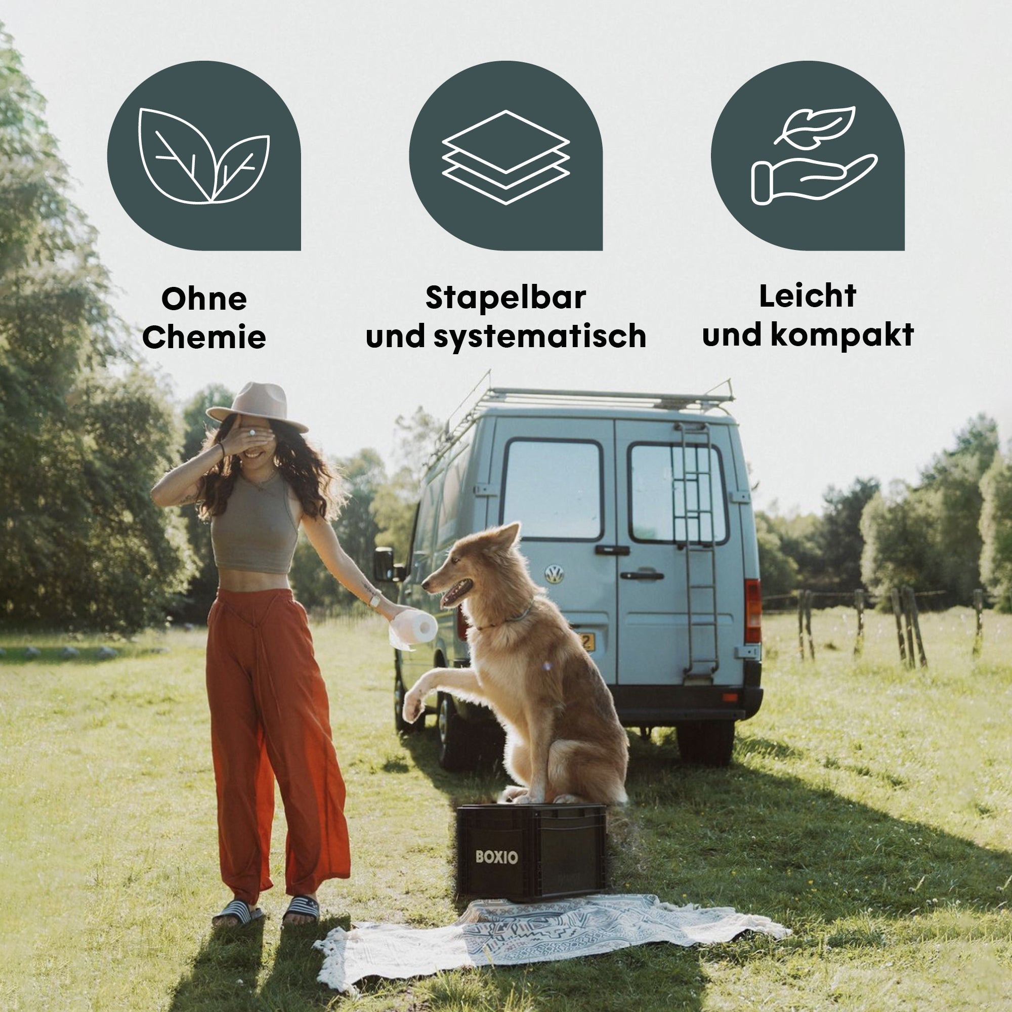 BOXIO - TOILET PLUS | Trenntoilette mit Starterset